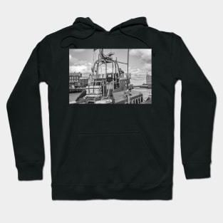 RNLI lifeboat in Great Yarmouth harbour Hoodie